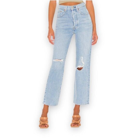 Levi’s Ribcage Straight Ankle Jeans - Picture 2 of 12